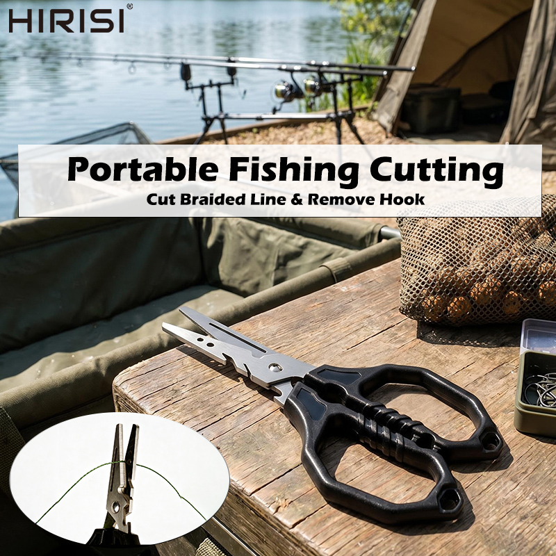 Fishing Hook Sharpener - Multifunktionale Angelschere aus Edelstahl mit Schnurschneider